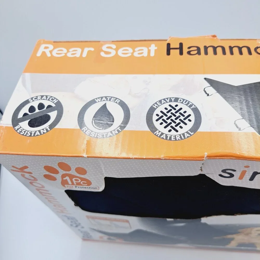 Car Rear Seat Protective Cover Hammock for Dogs